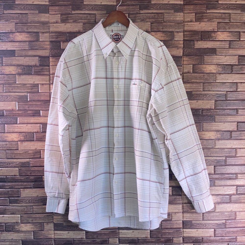 Mens Western XXL Plaid Larro Shirt